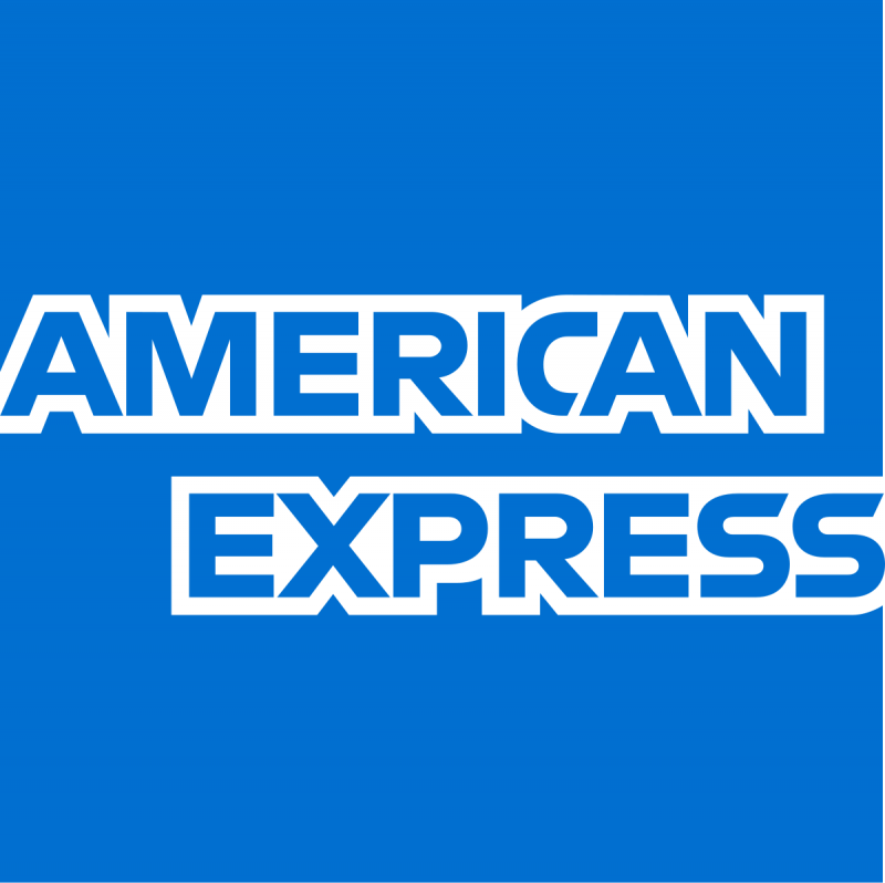 We accept American Express, Visa and Mastercard